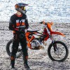 CONJUNTO SCOTT 2021 ENDURO - PRETO / LARANJA